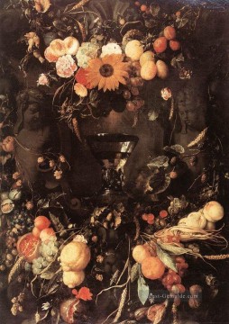 barock barock barocken Ölbilder verkaufen - Obst und Blumenstillleben Niederlande Barock Jan Davidsz de Heem